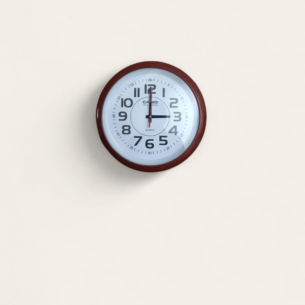 Home Decoration Simple Round New Design plastic wall Clock 14 inch by 14" (FREE DELIVERY)