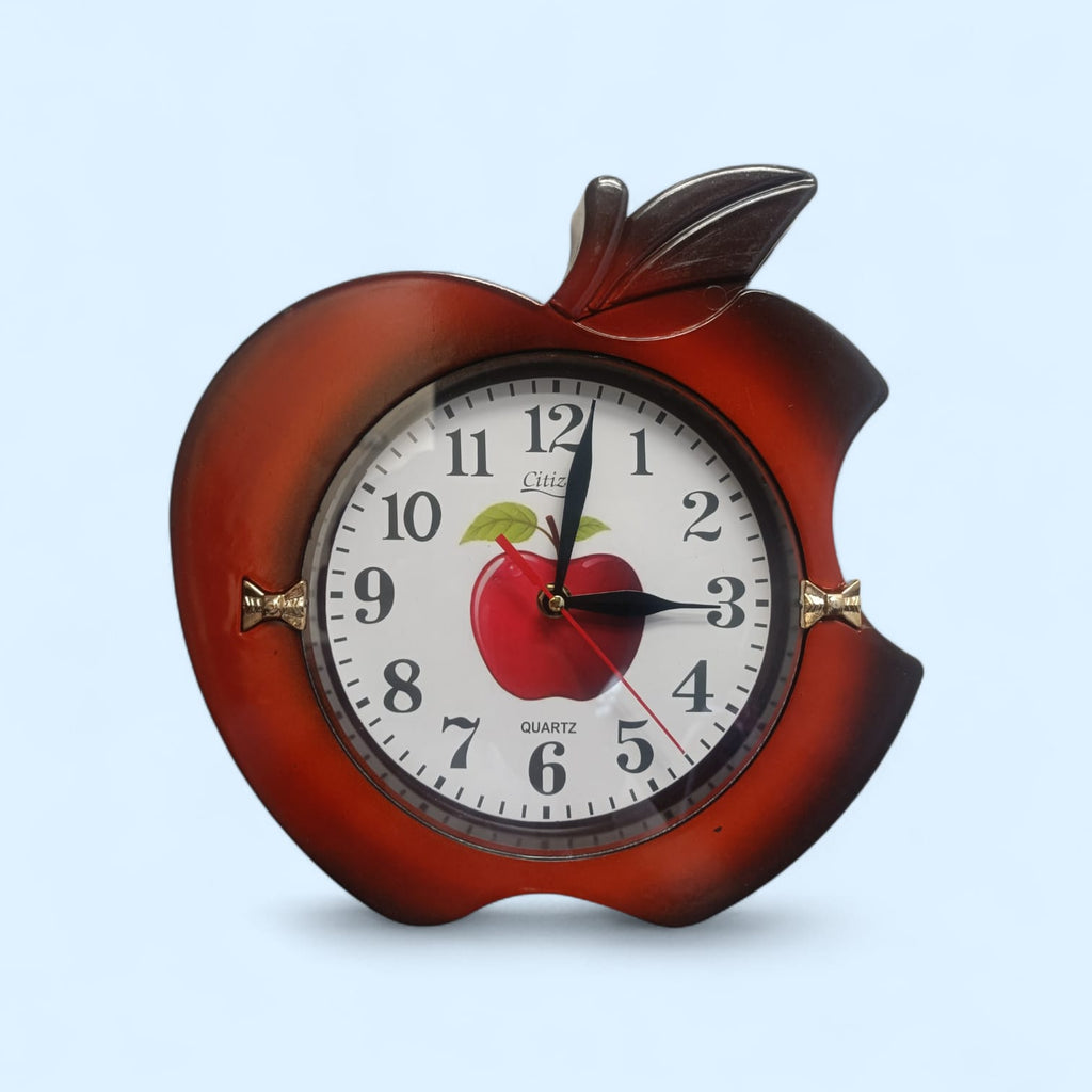 Wall Clock Apple Shape