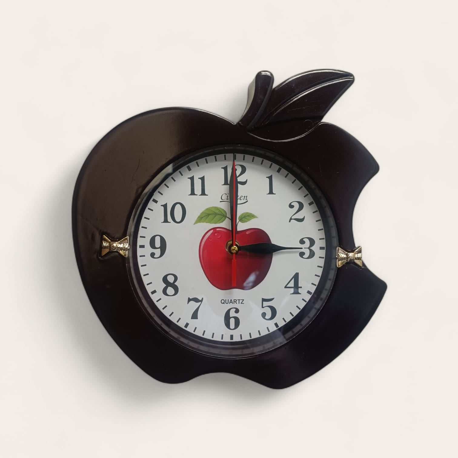 Wall Clock Apple Shape