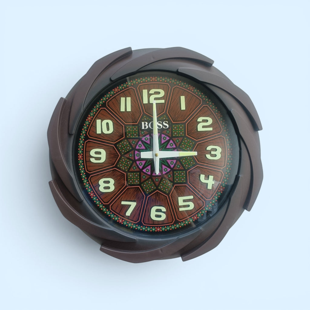 Wall Clock Night Vision (Glow IN The Night) 14 inch by 14" (FREE DELIVERY)