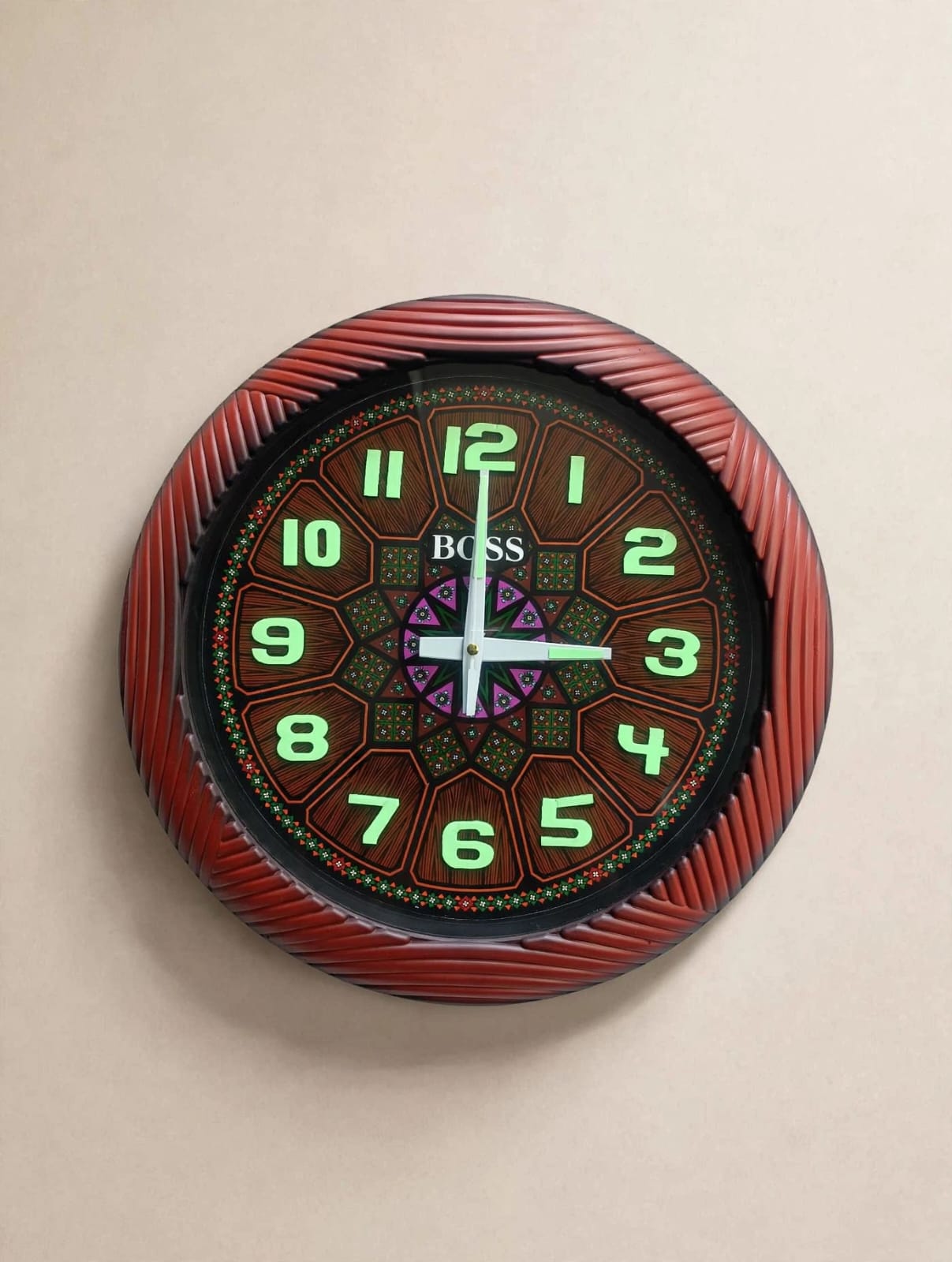 Wall Clock Night Vision (Glow IN The Night)