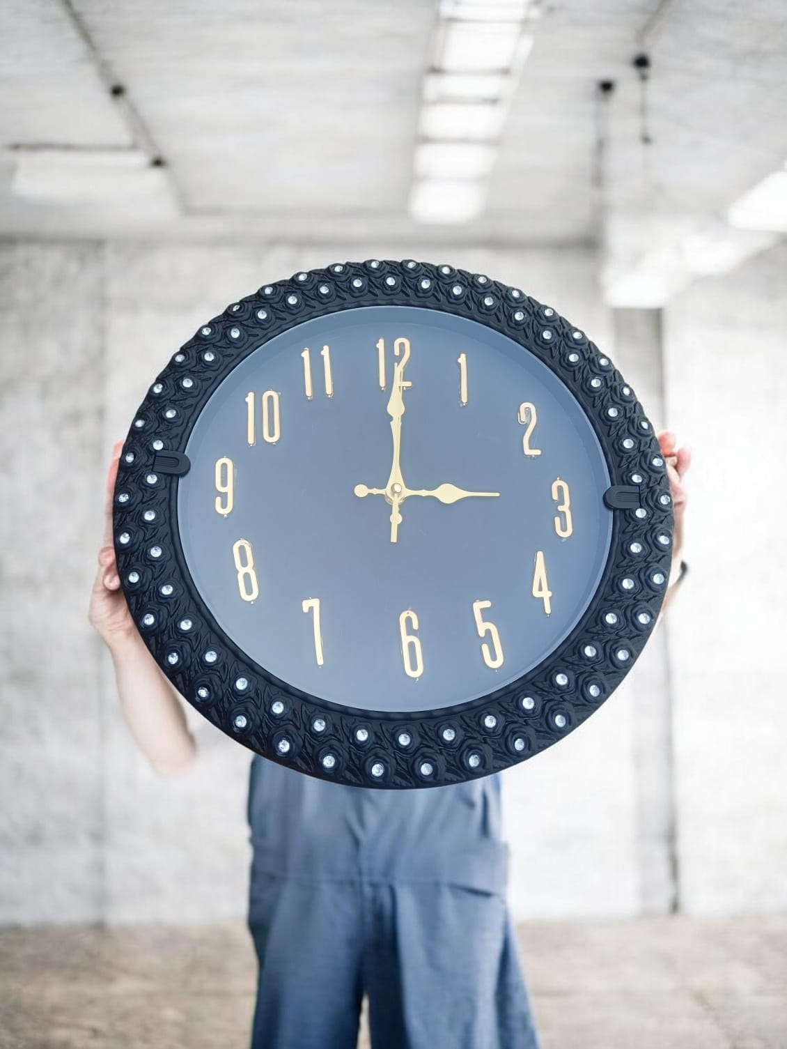 Home Decoration Simple Round New Design plastic wall Clock