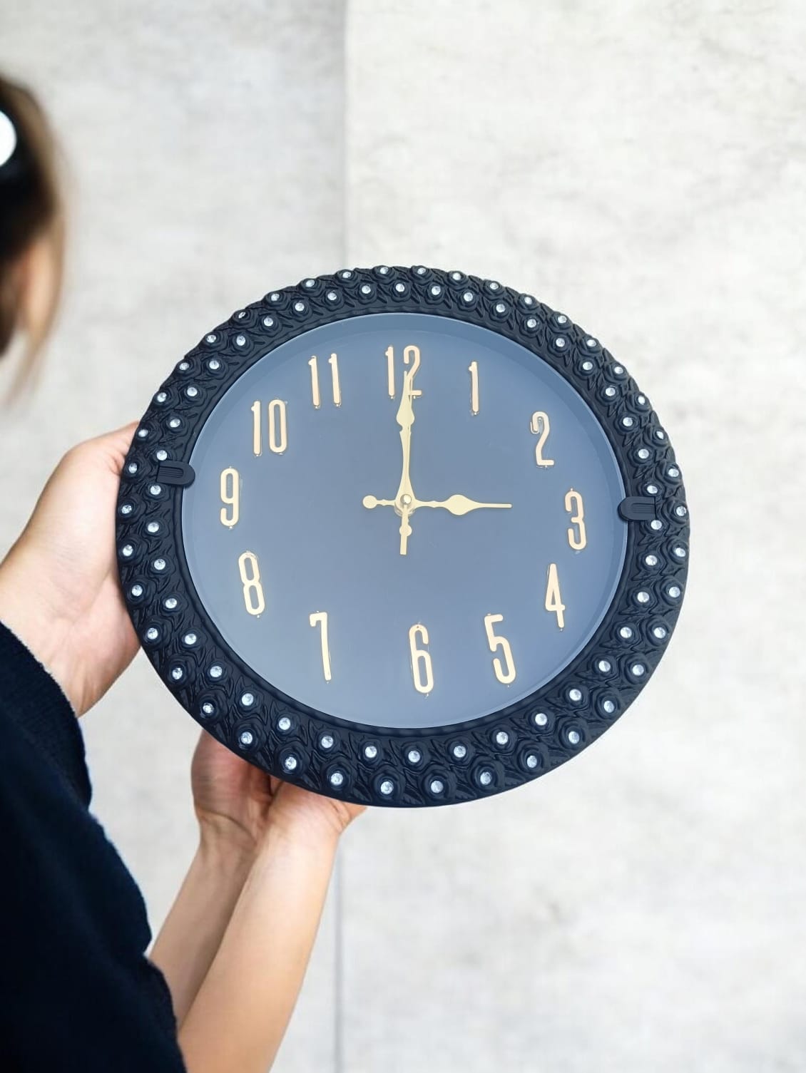 Home Decoration Simple Round New Design plastic wall Clock