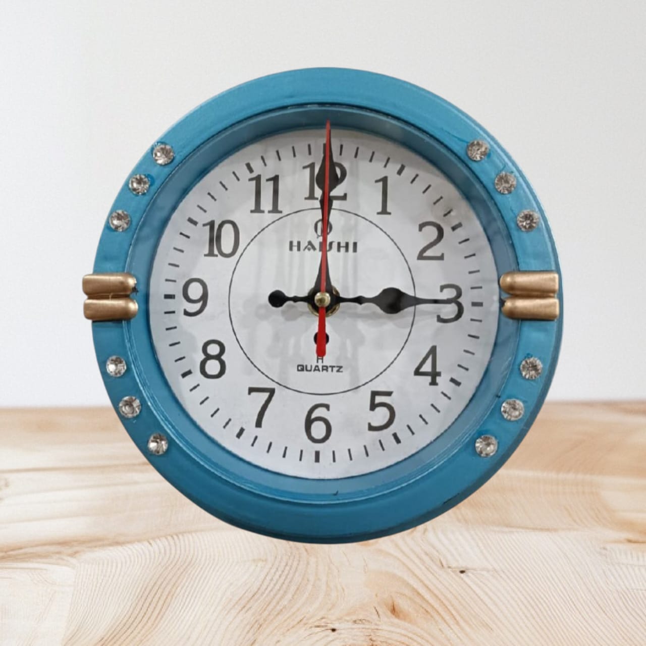 Elegant Wall Clock 7" (S1) Round Decorative Analog Clock for Home Decor