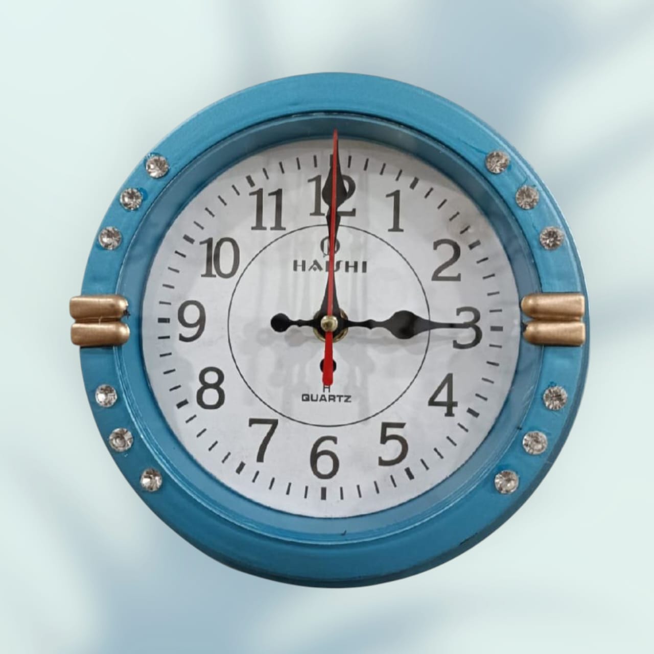 Elegant Wall Clock 7" (S1) Round Decorative Analog Clock for Home Decor