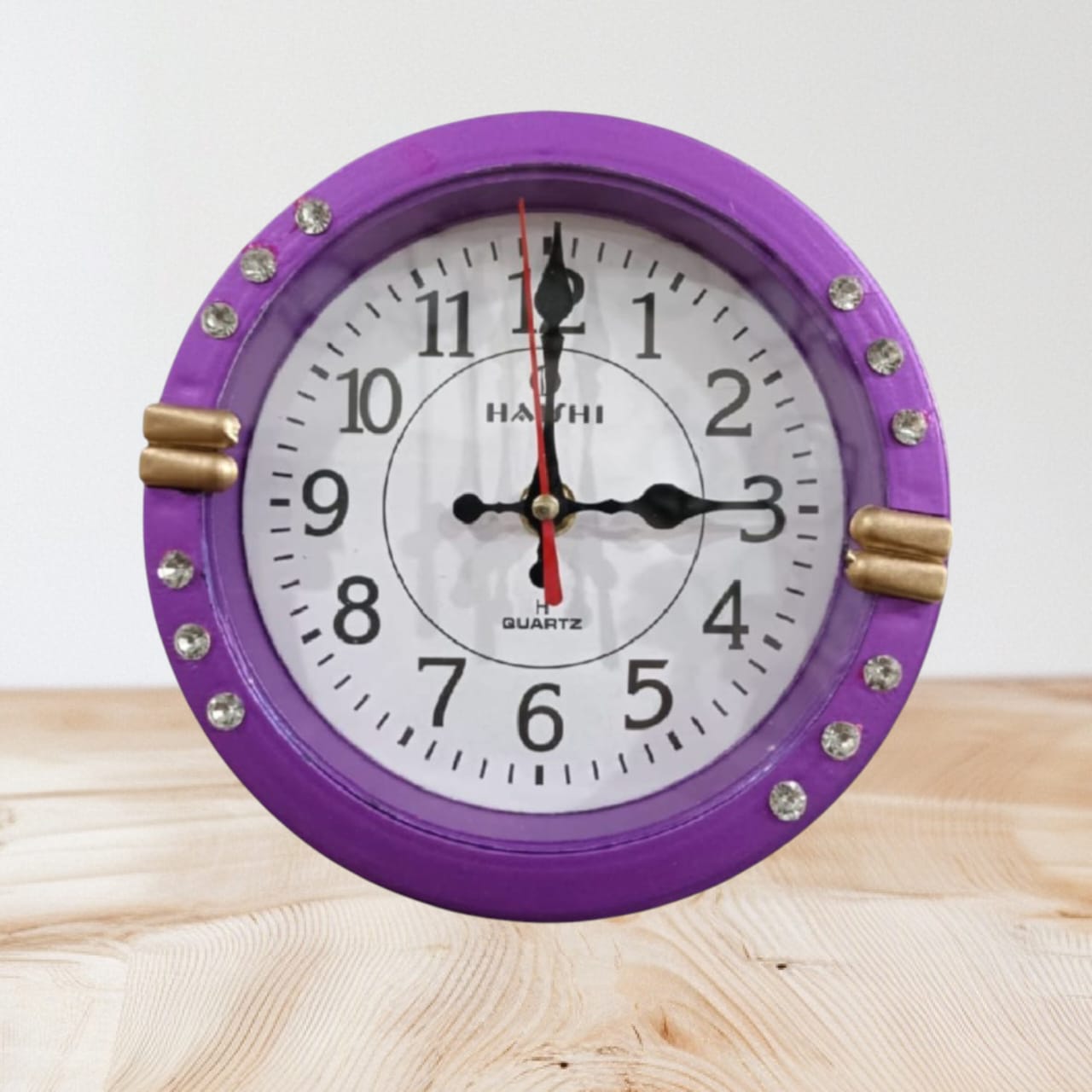 Elegant Wall Clock 7" (S1) Round Decorative Analog Clock for Home Decor