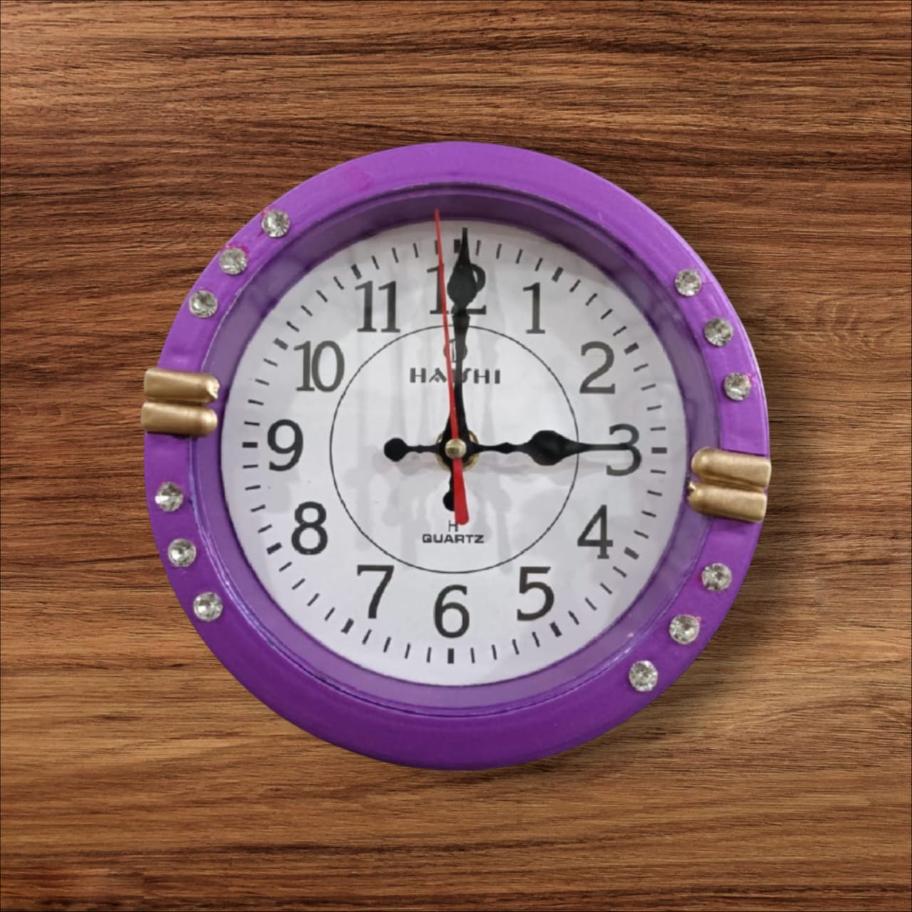 Elegant Wall Clock 7" (S1) Round Decorative Analog Clock for Home Decor