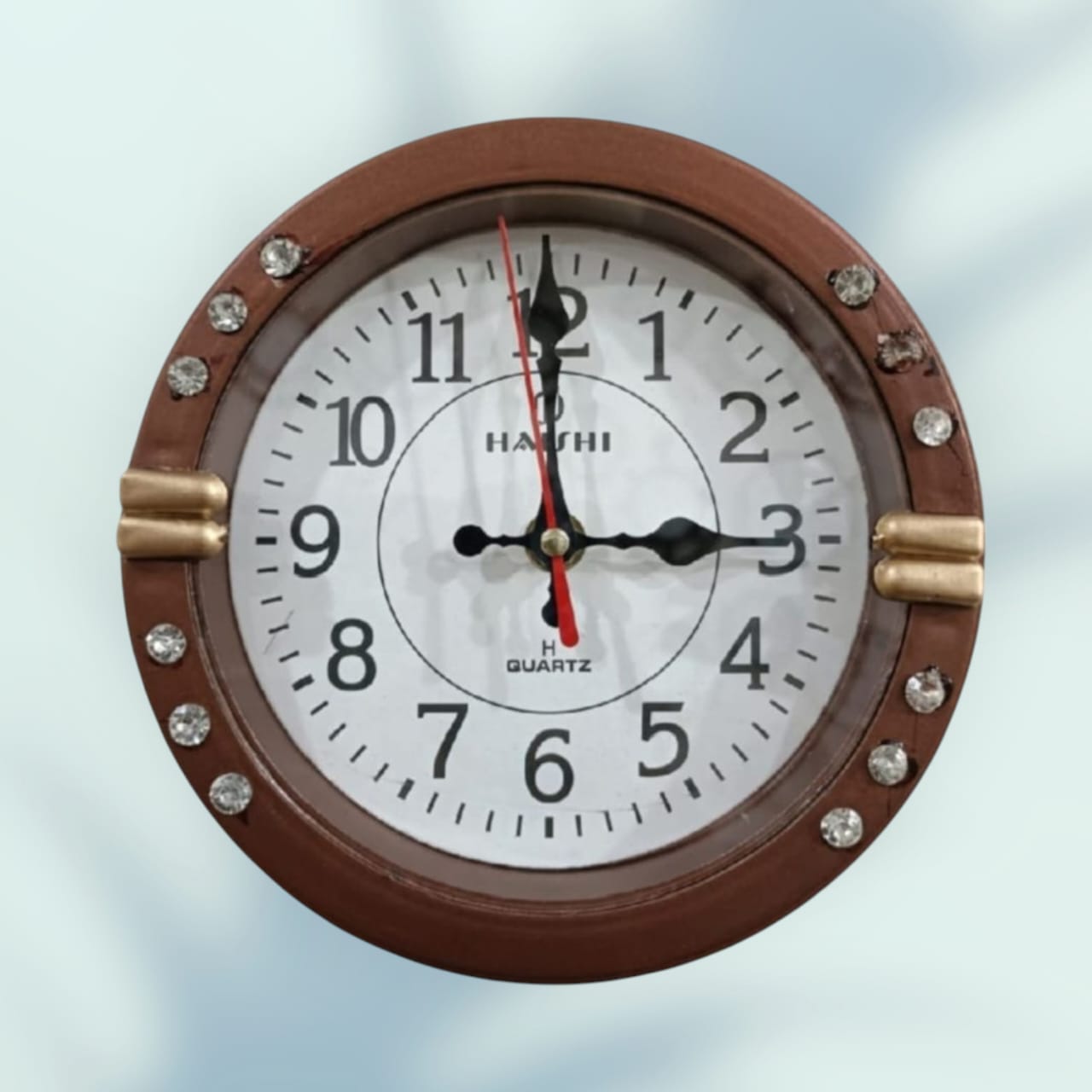 Elegant Wall Clock 7" (S1) Round Decorative Analog Clock for Home Decor