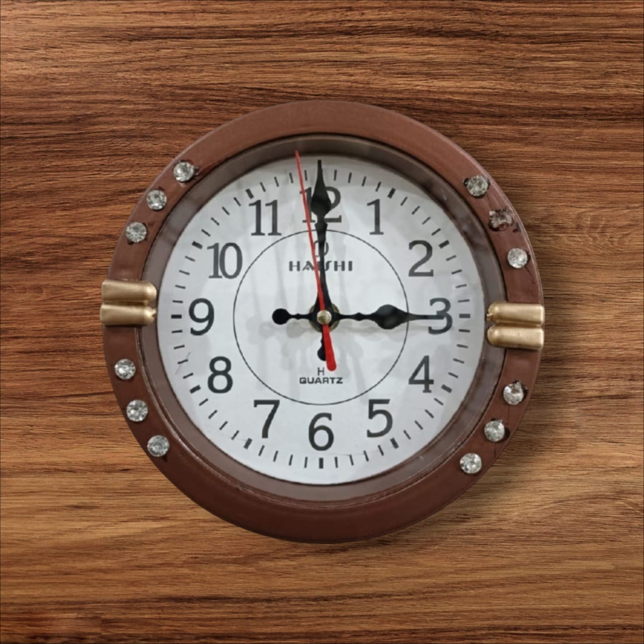 Elegant Wall Clock 7" (S1) Round Decorative Analog Clock for Home Decor
