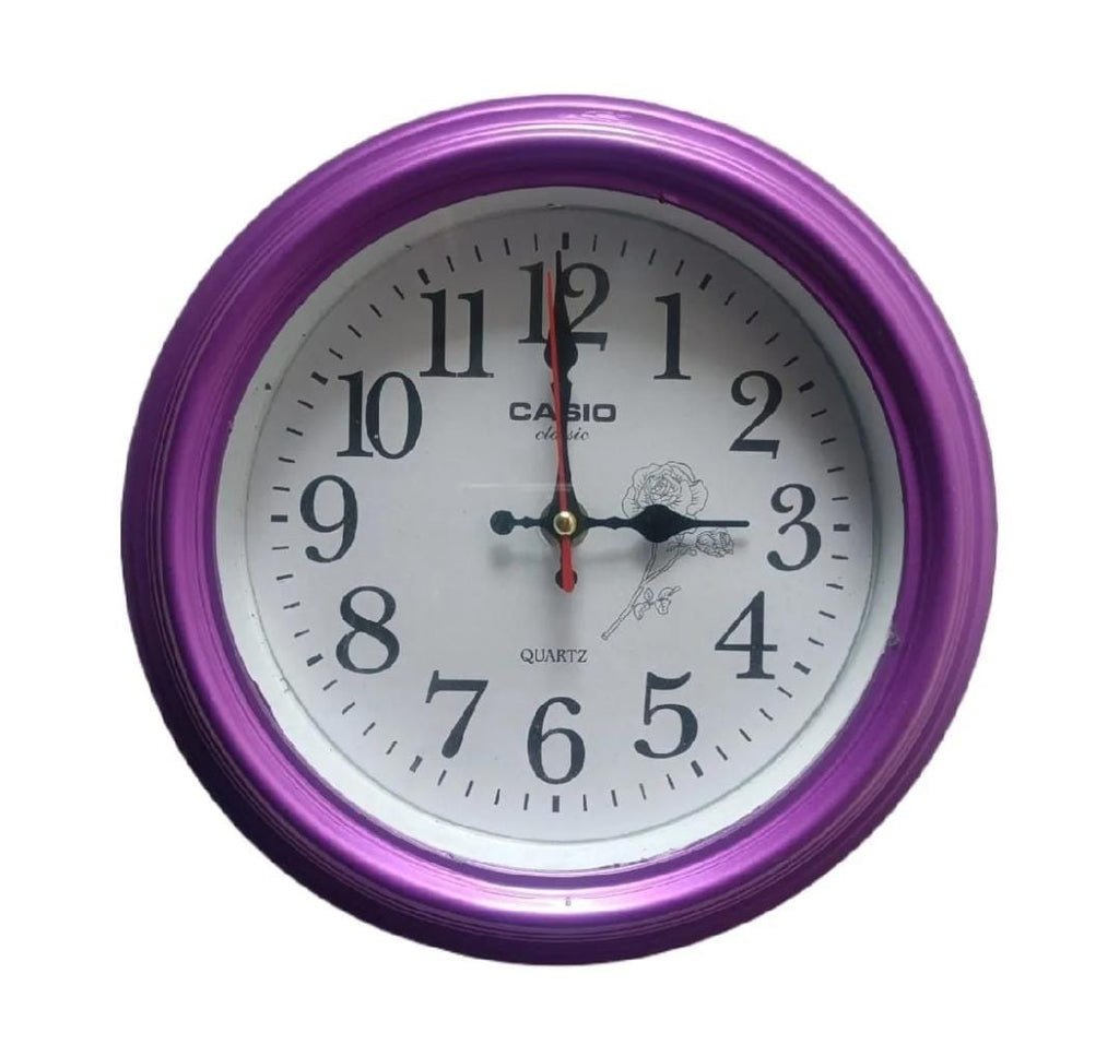 Elegant Wall Clock 8 inches (R2) with Classic Round Design - Home Decor Clock